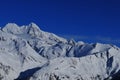 Skiregion Grossglockner near Kals-Matrei in East Tyrol Royalty Free Stock Photo