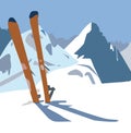 Skis Royalty Free Stock Photo