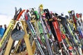 Skis on the Krippenstein Dachstein