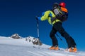 Skitouring Ascent Royalty Free Stock Photo
