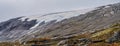 Skjerdingdalsbreen, a glacier on Strynefjellet in Stryn municipality in Vestland county