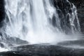 Skjervefossen waterfall falling blur water close