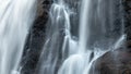 Skjervefossen waterfall falling blur water close