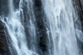 Skjervefossen waterfall falling blur water close