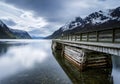 Skjolden Jetty Royalty Free Stock Photo