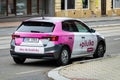 Skoda Fabia car of Pilulka Express drugs, medicine and pills delivery service in Czech Republic