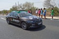 A Skoda Officials Car In La Vuelta EspaÃÂ±a Bike Race