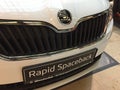 Skoda Rapid Spaceback car Royalty Free Stock Photo