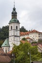 Skofja Loka castle and town in Slovenia Royalty Free Stock Photo