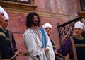 SKOFJA LOKA, SI - APRIL 4: Skofja Loka Passion Play, based on the oldest saved text in slovene language. Royalty Free Stock Photo