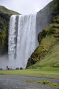 Skogafoss beautiful waterfall green Iceland 2