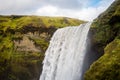 Skogafoss, beautiful waterfall in Iceland