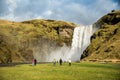 Skogafoss, beautiful waterfall in Iceland