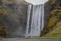 Skogafoss the iconic waterfall of Iceland Royalty Free Stock Photo