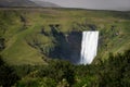 Skogafoss waterfall, the biggest waterfall in Skogar. Iceland Royalty Free Stock Photo