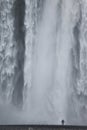 Skogafoss Waterfall Iceland Royalty Free Stock Photo