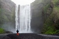 Skogafoss waterfall, Iceland Royalty Free Stock Photo