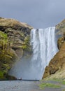 Skogafoss waterfall, Iceland Royalty Free Stock Photo