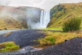 Skogafoss Waterfall.Iceland`s Golden Circle.Southwestern Iceland Royalty Free Stock Photo