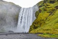 Skogafoss waterfall a landmark in Iceland Royalty Free Stock Photo