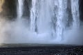 Skogafoss waterfall on the SkÃ³gÃ¡ River in southern Iceland