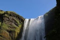 Skogafoss waterfall on the SkÃ³gÃ¡ River in southern Iceland