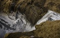 Skogafoss waterfall on the Skougau river, in the south of Iceland, in the Sydurland region