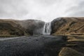 Skogafoss waterfall in Southern Iceland Royalty Free Stock Photo