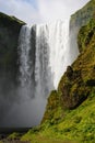 Skogafoss waterfall Royalty Free Stock Photo