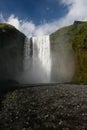 Skogafoss waterfall Royalty Free Stock Photo