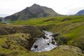 Skogarfoss,majestic waterfall,south of Iceland. Royalty Free Stock Photo