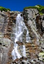 Skok waterfall in High Tatras mountains Royalty Free Stock Photo