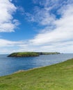 Skomer Island blue sky