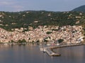 Skopelos town panorama, Greece Royalty Free Stock Photo