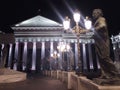 Skopie city by night , macedonia