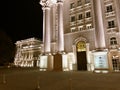 Skopie city by night , macedonia