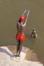 Swimmer Statue Skopje