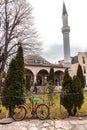 Arasta Mosque, in the Old Bazaar of Skopje, North Macedonia Royalty Free Stock Photo