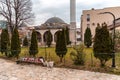 Arasta Mosque, in the Old Bazaar of Skopje, North Macedonia Royalty Free Stock Photo