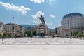 Macedonia Square from the Stone Bridge Royalty Free Stock Photo