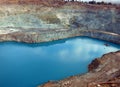 Skouriotissa open pit copper mine Royalty Free Stock Photo