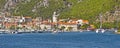 Skradin, Croatia - Panoramic view of the harbor Royalty Free Stock Photo