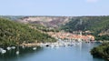 Skradin near the national park Krka in Croatia Royalty Free Stock Photo