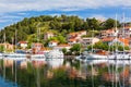 Skradin is a small historic town in Croatia Royalty Free Stock Photo