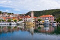 Skradin is a small historic town in Croatia Royalty Free Stock Photo