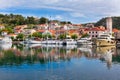 Skradin is a small historic town in Croatia Royalty Free Stock Photo