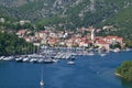 Skradin town in Dalmatia, Croatia Royalty Free Stock Photo