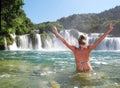 Skradinski buk, Croatia. Royalty Free Stock Photo