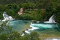 Skradinski Buk Waterfall, Krka National Park, Croatia Royalty Free Stock Photo