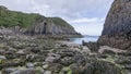 Skrinkle Sandstones Group pembrokeshire south wales at dawn